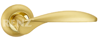 Дверная ручка RENZ мод. Росси (матовая латунь) DH 14-08 SB