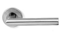 Дверная ручка Apecs H-0204-INOX (нержавеющая сталь)