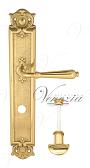 Дверная ручка Venezia на планке PL97 мод. Classic (полир. латунь) сантехническая