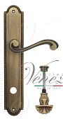 Дверная ручка Venezia на планке PL98 мод. Vivaldi (мат. бронза) сантехническая, поворо