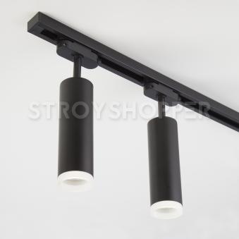 Трековый светодиодный светильник для однофазного шинопровода Oskar Черный 10W 4200K LTB28