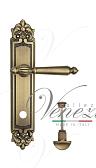 Дверная ручка Venezia на планке PL96 мод. Pellestrina (мат. бронза) сантехническая